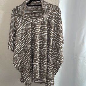 Multiples Cowl neck tunic Size Large New